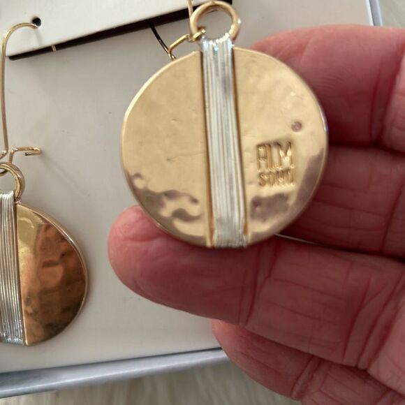 Robert Lee Morris Signed Earrings - Picture 3 of 5